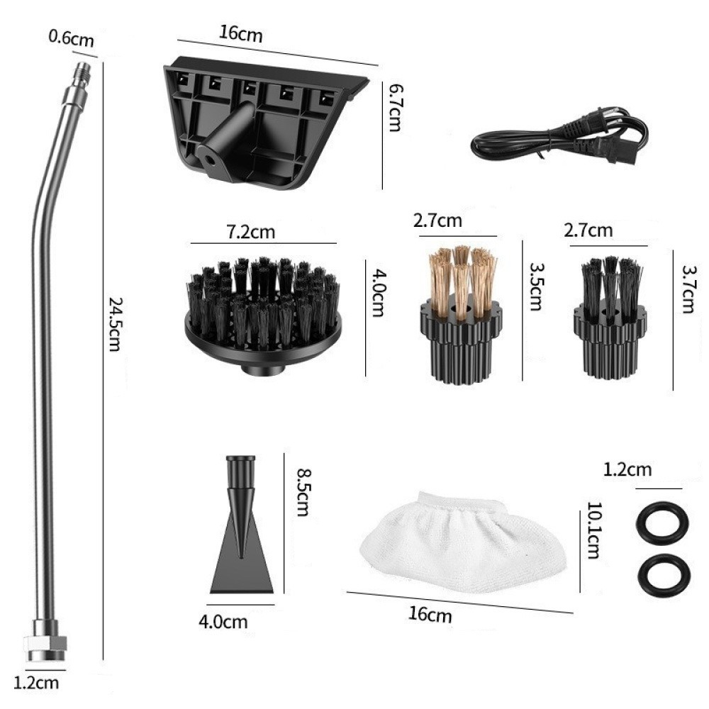 4.5BAR 高壓蒸氣清洗機 105°C 高溫蒸氣 去油污清潔機 廚房油垢清洗 蒸氣清潔器-細節圖7