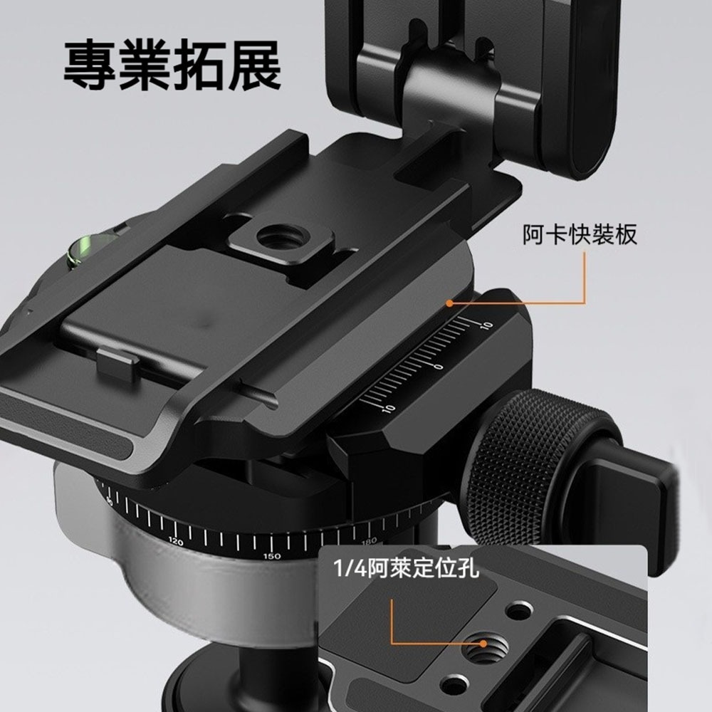 MagLock磁吸手機支架 登山扣支架 MA38同款 可掛可立 360旋轉 強力磁吸 便攜摺疊 手機攝影支架 多角度-細節圖7