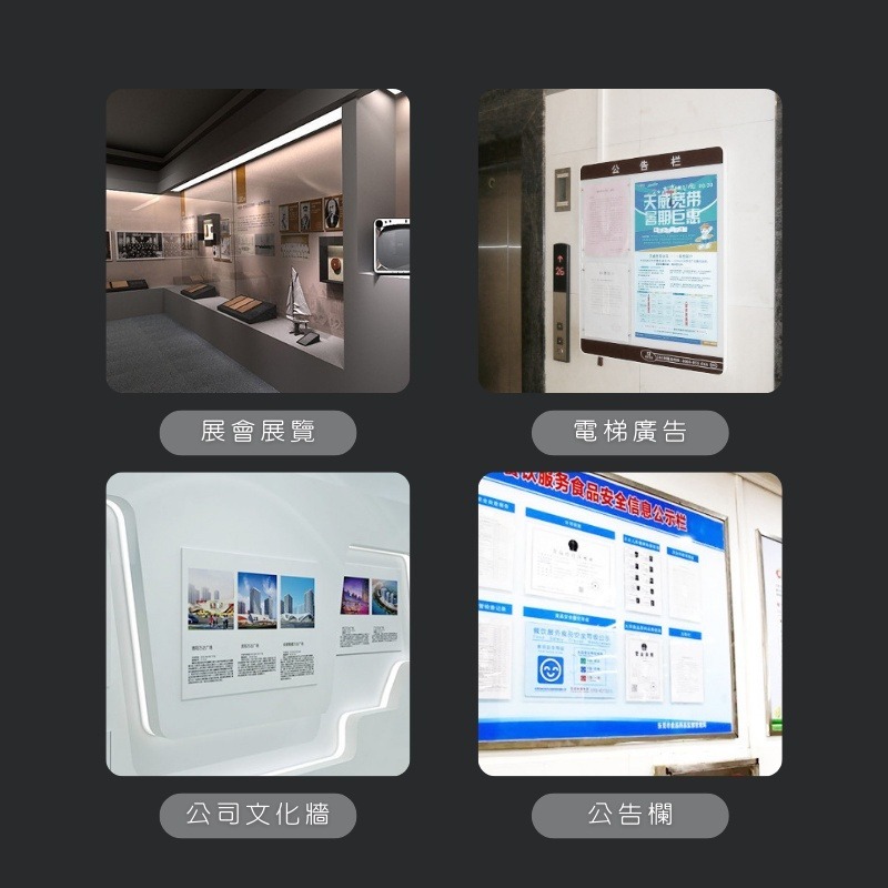 A4 A5 A6 名片夾 圓角透明壓克力牌 展示牌 桌面告示牌 廣告牌 菜單牌 價目表展示架 壓克力立牌 雙面展示-細節圖2