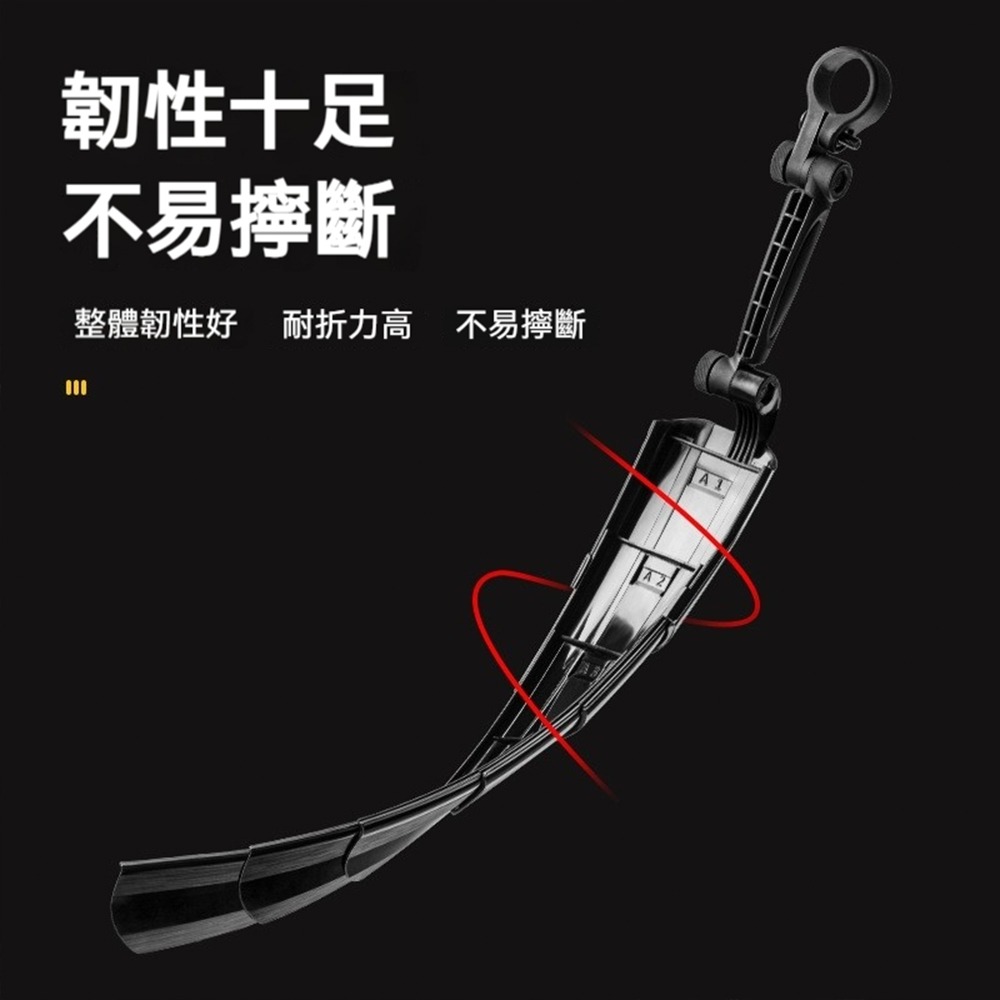 ROCKBROS洛克兄弟 自行車擋泥板 山地車擋泥板 公路車擋泥板 快拆擋泥板 前後輪擋泥板 防泥水騎行配件-細節圖4