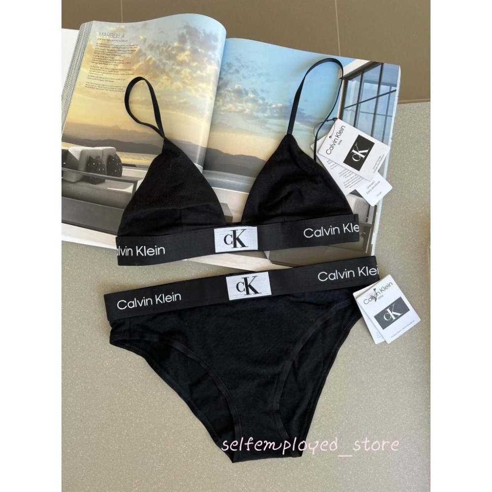 [se美國代購]calvin Klein Ck 1966系列 （整套）三角罩杯內衣 無襯墊 Jennie同款 S E個體戶美國代購 Iopen Mall