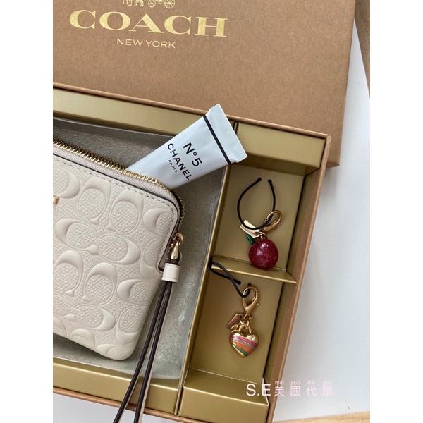 ［S.E美國代購］Coach 單層手拿包禮盒組 聖誕節限定 手拿包 零錢包-細節圖3