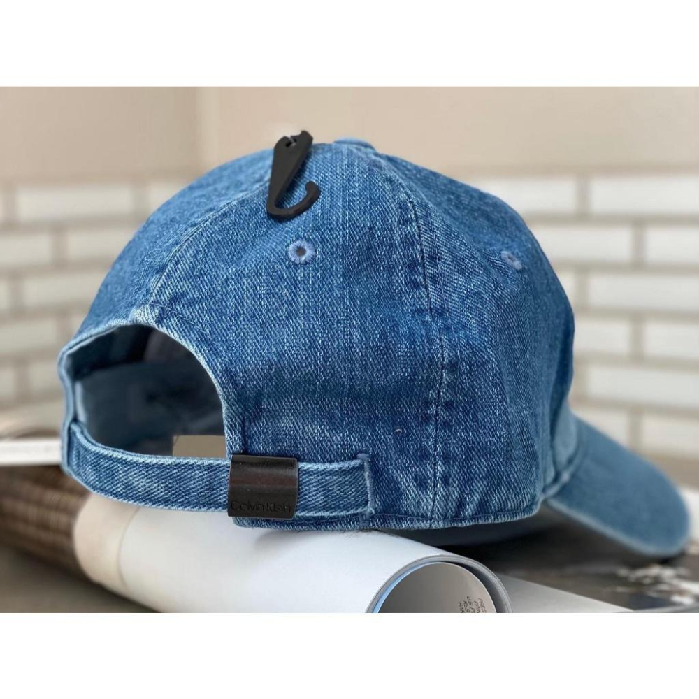 [S.E美國代購] Calvin Klein CK 經典logo 帽子 老帽 棒球帽 情侶帽 鴨舌帽 單寧 牛仔-細節圖9