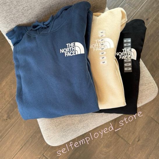 [SE美國代購]  The North Face 北臉 經典小logo帽T 背後大logo 連帽踢 純棉 內刷毛 情侶-細節圖2