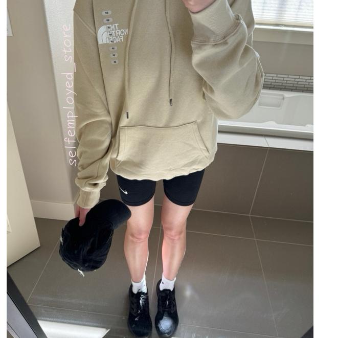 [SE美國代購]  The North Face 北臉 經典小logo帽T 背後大logo 連帽踢 純棉 內刷毛 情侶-細節圖7