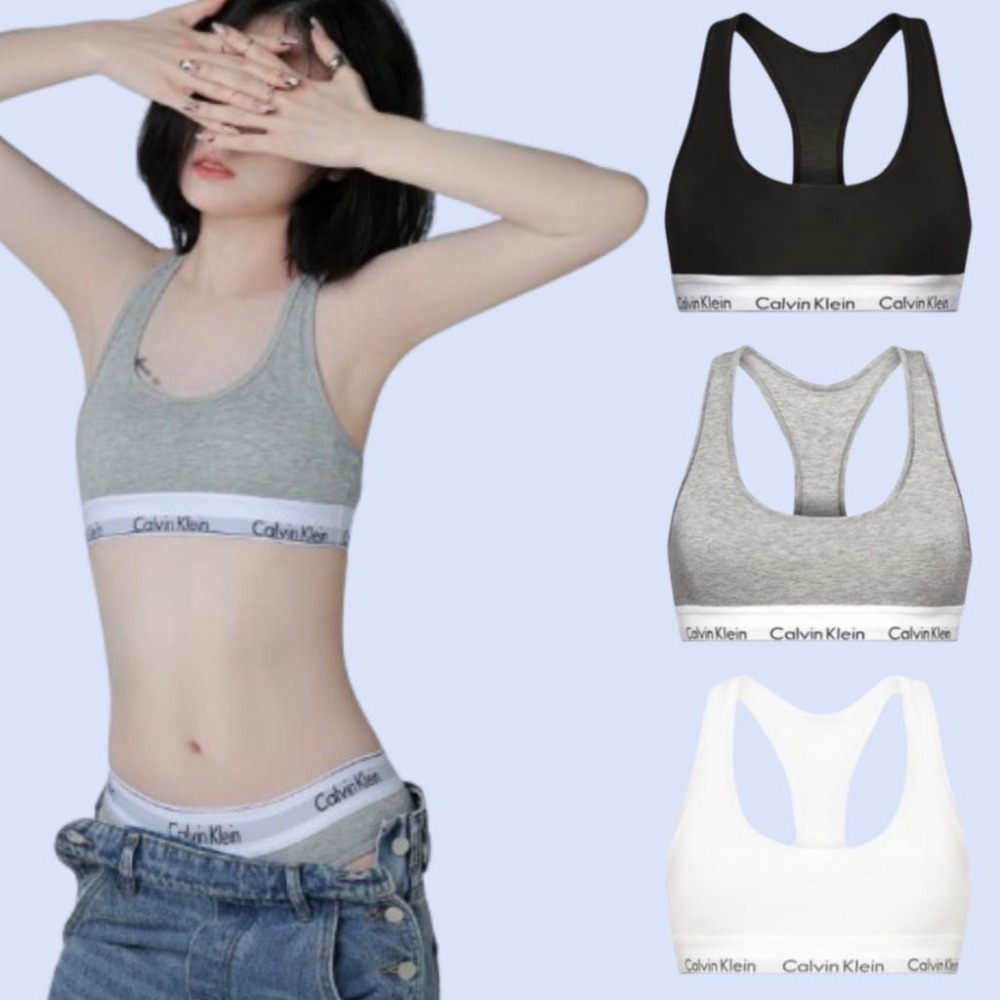 ［S.E美國代購］Calvin Klein CK 內衣 無襯墊內衣 運動內衣 無鋼圈內衣 Jennie同款 純棉-細節圖10