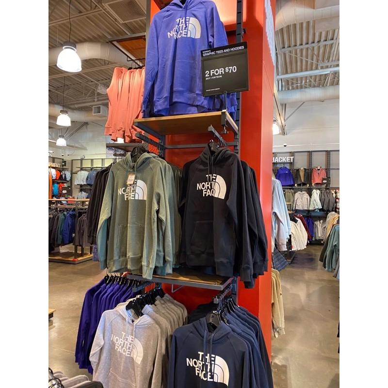 ［S.E美國代購］The North Face 北臉 帽T 經典大logo 大學T 純棉 鋪毛 長袖-細節圖9