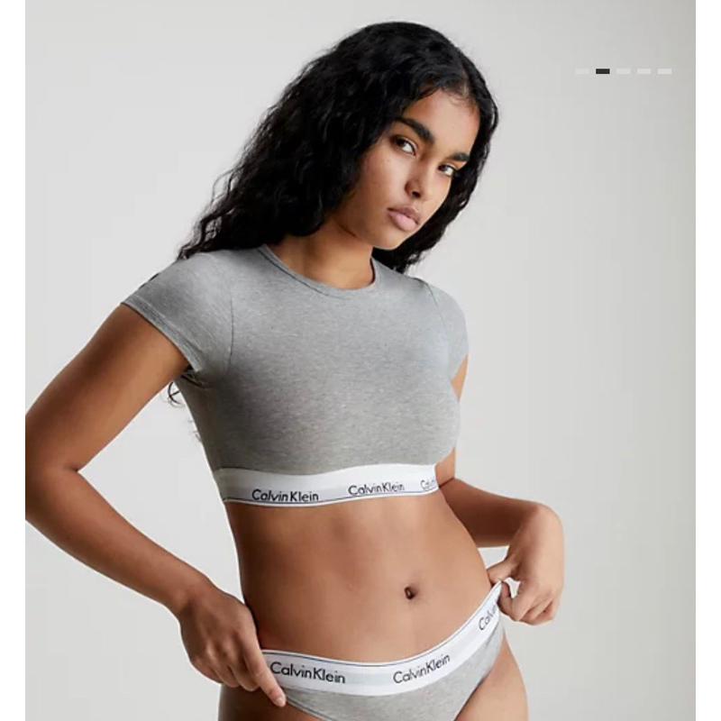 ［S.E美國代購］Calvin Klein CK 無襯墊 短版上衣 短版tee 運動內衣 Jennie同款-細節圖4