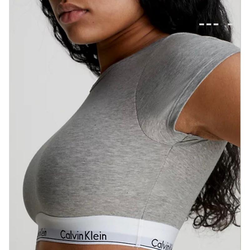 ［S.E美國代購］Calvin Klein CK 無襯墊 短版上衣 短版tee 運動內衣 Jennie同款-細節圖6