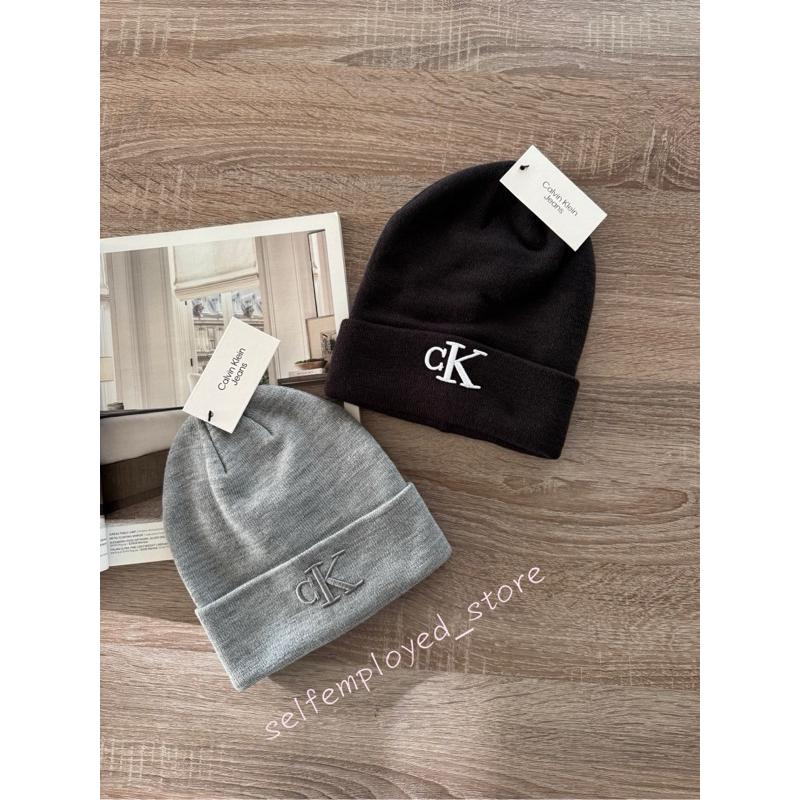 ［S.E美國代購］Calvin Klein CK 經典大logo 毛帽 針織帽 毛線帽 秋冬限定 男女通用 保暖-細節圖2