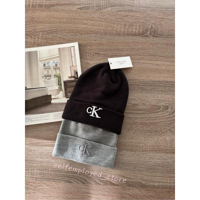 ［S.E美國代購］Calvin Klein CK 經典大logo 毛帽 針織帽 毛線帽 秋冬限定 男女通用 保暖-細節圖3