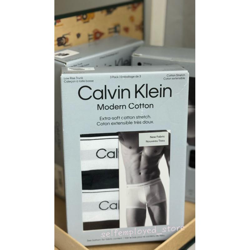 [S.E美國代購］CK  Modern Cotton Stretch 高彈性棉質 low rise trunk 男四角褲-細節圖2