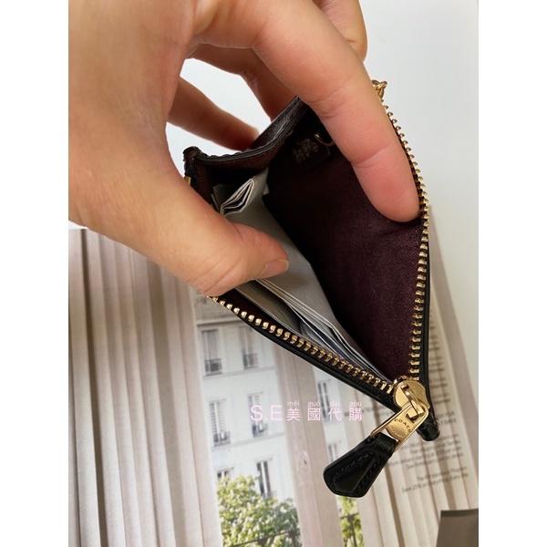 ［S.E美國代購］Coach 鑰匙圈卡夾 零錢包 證件夾 防刮 卡包 鑰匙包 防刮 素色 經典老花配色-細節圖6