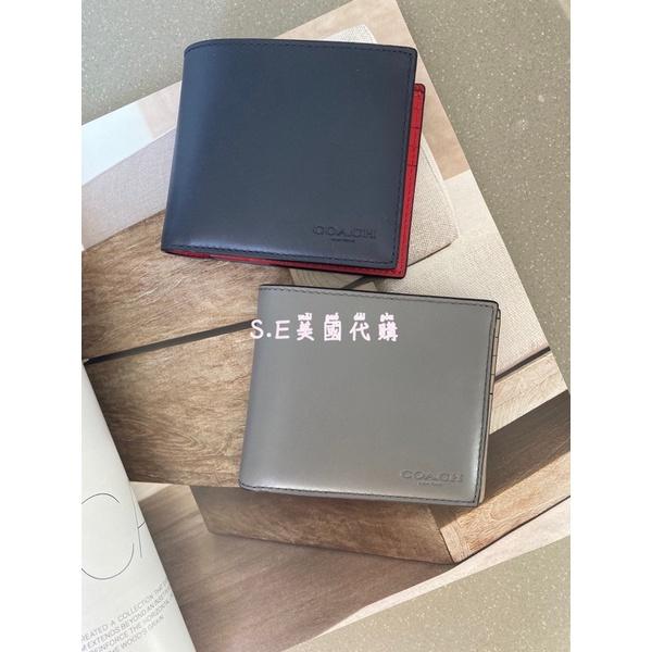 ［S.E美國代購］Coach 男夾 短夾 名片夾 零錢袋 父親節 情人節 送禮-細節圖6