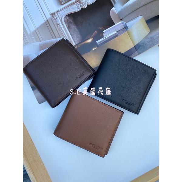 ［S.E美國代購］Coach 男夾 短夾 名片夾 零錢袋 父親節 情人節 送禮-細節圖7