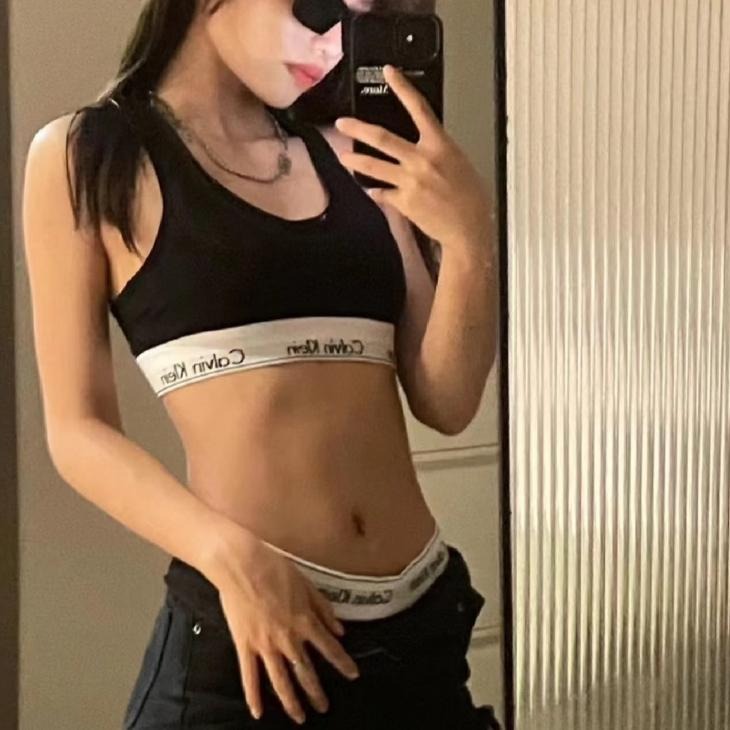 [S.E美國代購］Calvin Klein CK 內衣 有襯墊 運動內衣 無鋼圈內衣 露背 集中 純棉-細節圖4