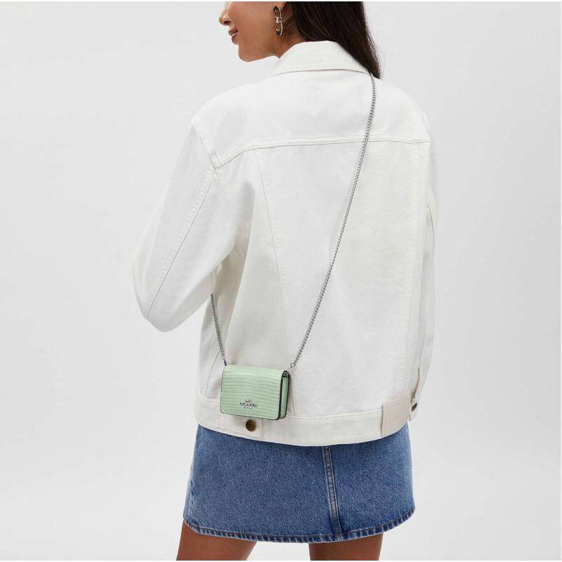 [S.E美國代購］Coach 小廢包 斜背包 鏈條包 小包 零錢包-細節圖5