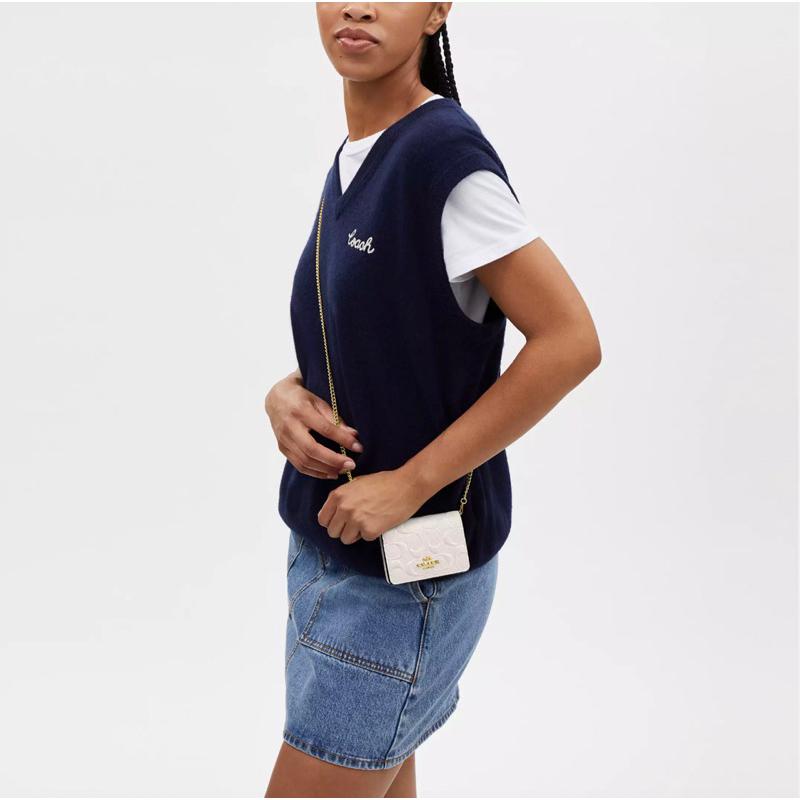 [S.E美國代購］Coach 小廢包 斜背包 鏈條包 小包 零錢包-細節圖6