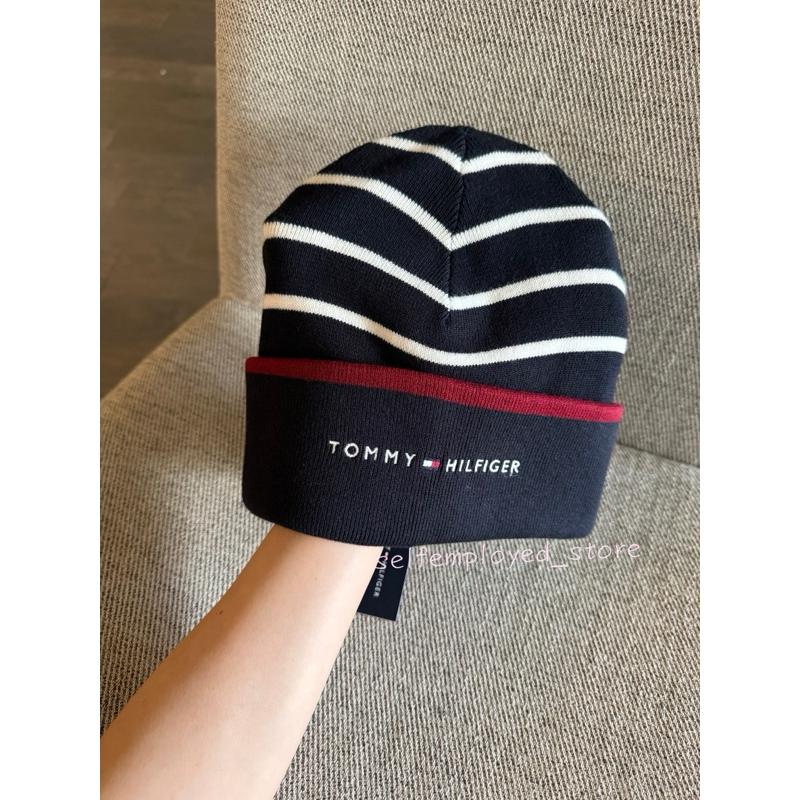 [S.E美國代購］TOMMY HILFIGER 湯米 經典logo刺繡毛帽 針織帽 毛線帽 男女通用 秋冬限定 保暖-細節圖6