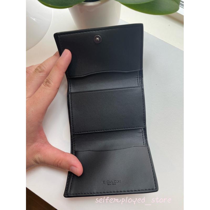 [SE美國代購］COACH 新款 浮雕logo 迷你 三折短夾 短夾 零錢包 限量-細節圖4