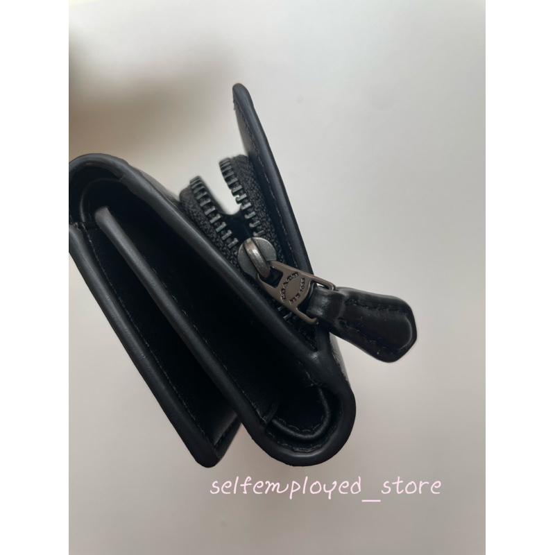 [SE美國代購］COACH 新款 浮雕logo 迷你 三折短夾 短夾 零錢包 限量-細節圖5