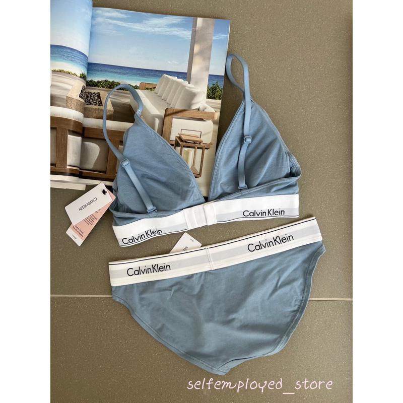 ［SE美國代購］Calvin Klein CK 襯墊內衣/三角內褲 限定配色-粉藍-細節圖2