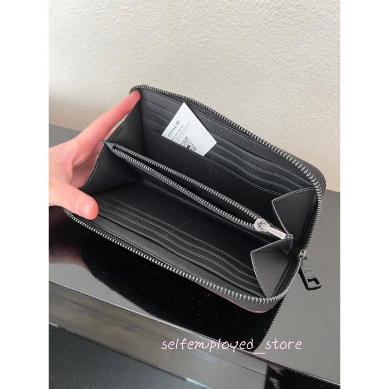 ［S.E美國代購］COACH長夾 男用長夾 男士長夾 拉鍊長夾 ㄇ型長夾-細節圖6