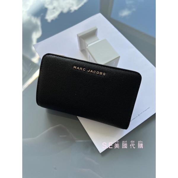 ［S.E美國代購］Marc Jacobs MJ 魚子醬紋中夾 鈕扣中夾 對開中夾 拉鍊零錢袋 防刮-細節圖2