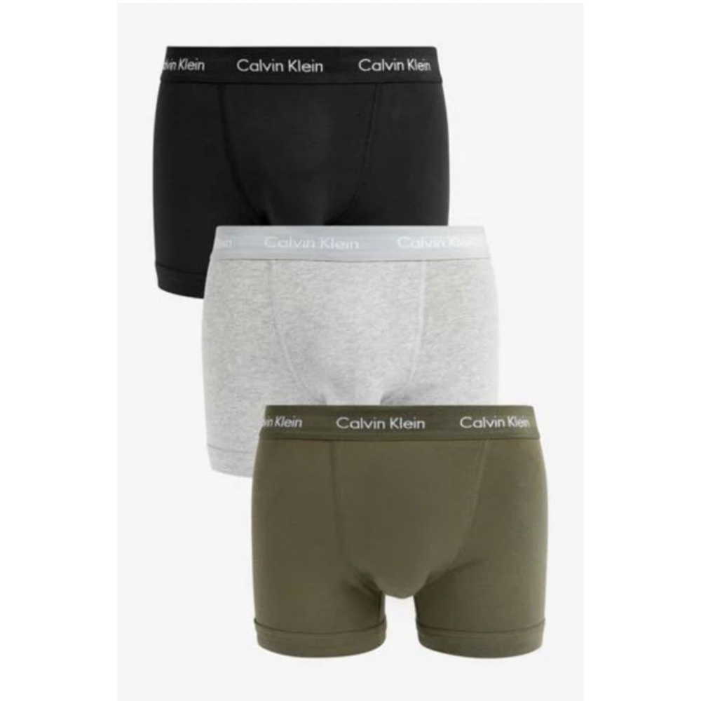 ［S.E美國代購］Calvin Klein CK  男生四角內褲 透氣棉質 彈力 舒適 合身 平口內褲（三入組）-細節圖8