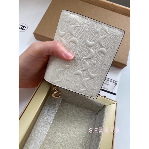 [S.E美國代購］Coach C字短夾禮盒組 聖誕節限定 女用短夾-細節圖5