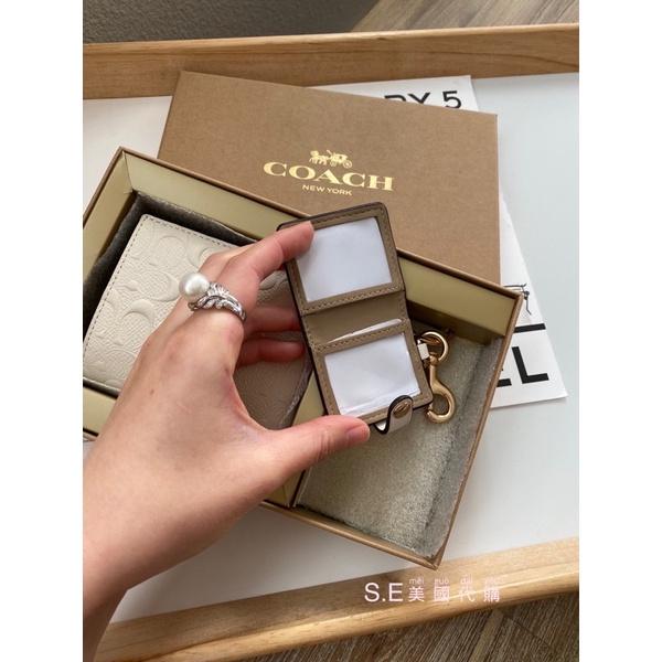 [S.E美國代購］Coach C字短夾禮盒組 聖誕節限定 女用短夾-細節圖6
