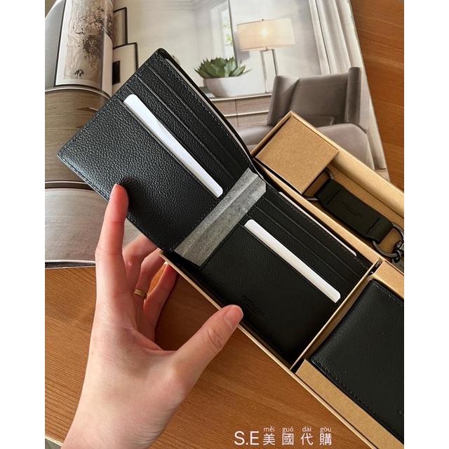 ［S.E美國代購］Coach 男夾禮盒 經典黑 送禮 禮物 限定-細節圖3