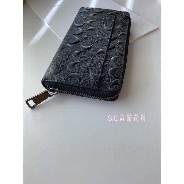 ［S.E美國代購］Coach 長夾 男生長夾 拉鍊長夾 ㄇ型拉鍊-細節圖2