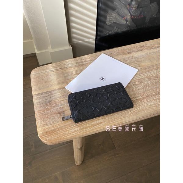 ［S.E美國代購］Coach 長夾 男生長夾 拉鍊長夾 ㄇ型拉鍊-細節圖6