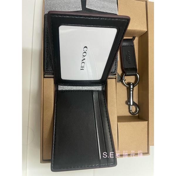 [S.E美國代購］Coach 男夾禮盒 經典老花黑 送禮 限定 情人節-細節圖3