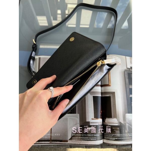 [S.E美國代購］Michael Kors MK 翻蓋WOC 附可拆式手拿 斜背包 鏈條包-細節圖5