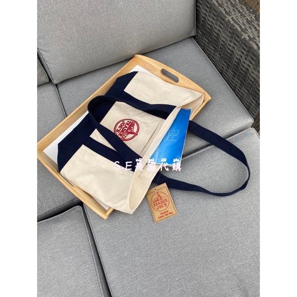 ［S.E美國代購］Trader Joe’s TJ 托特包 購物袋 帆布袋 環保袋 收納袋 美國超市限定-細節圖2