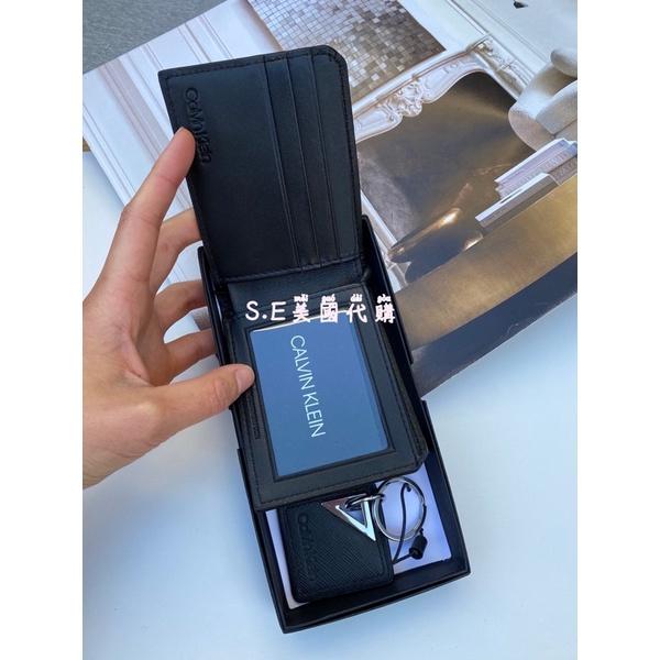 ［S.E美國代購］Calvin Klein CK皮夾鑰匙圈禮盒組 男夾 名片夾 證件夾 鑰匙圈 送禮 父親節-細節圖4