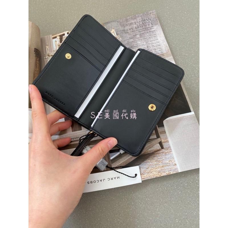 ［S.E美國代購］Marc Jacobs MJ中夾 鈕釦式中夾 對開中夾 拉鍊 零錢袋 荔枝皮 防刮-細節圖3