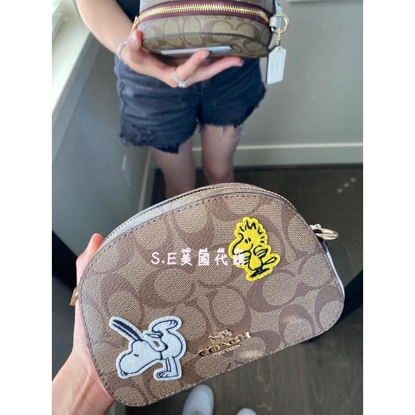 [S.E美國代購］Coach x Peanuts 史努比 snoopy 聯名款 斜背包 小包 限量 斷貨-細節圖2