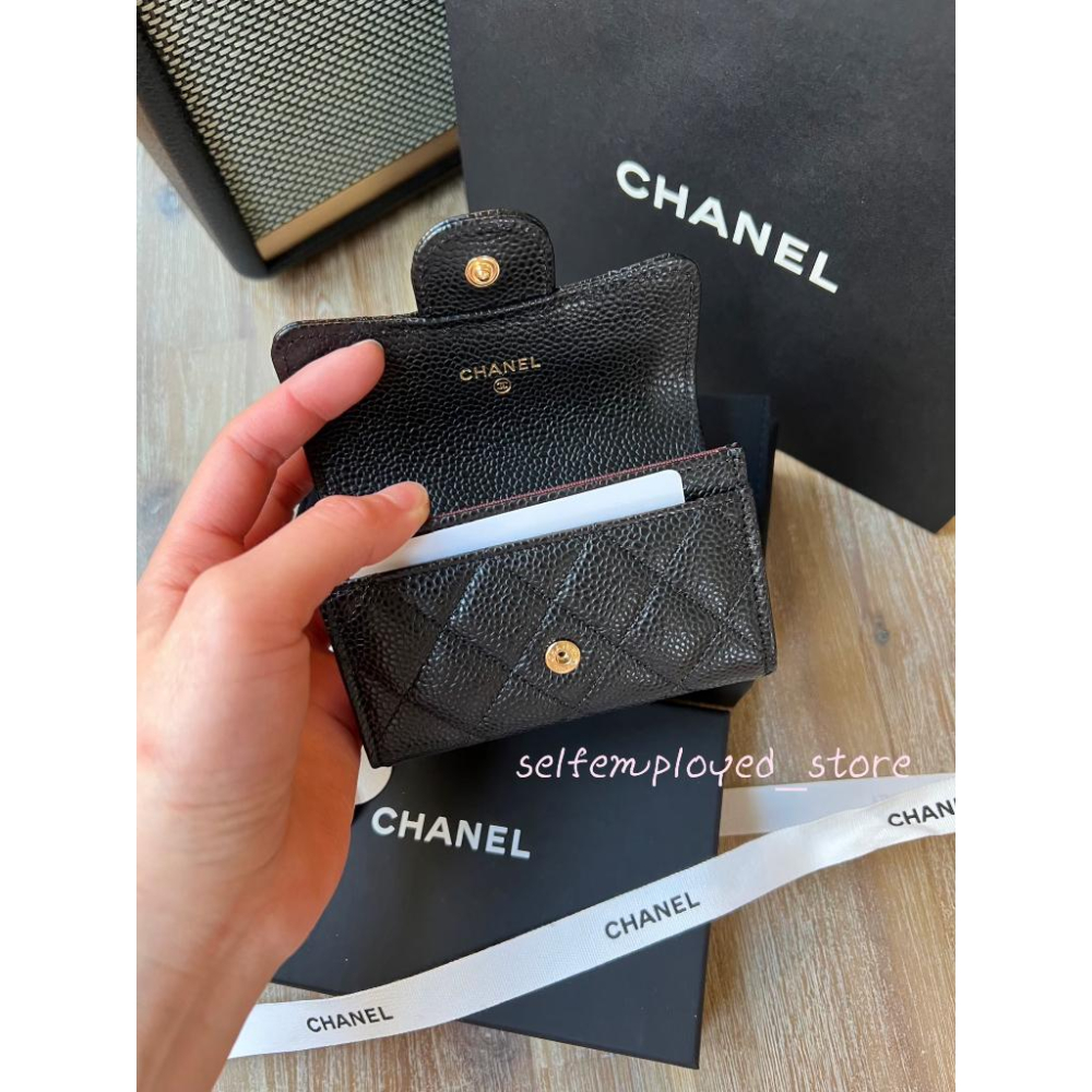 ［S.E美國代購］Chanel 香奈兒 snap卡夾 零錢包 翻蓋卡包 小香-細節圖4