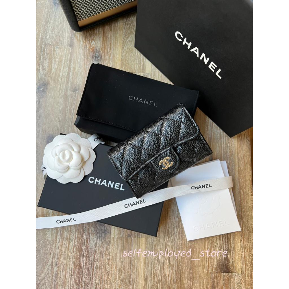 ［S.E美國代購］Chanel 香奈兒 snap卡夾 零錢包 翻蓋卡包 小香-細節圖7