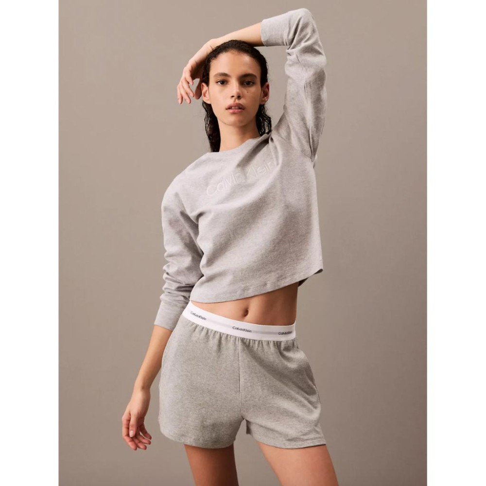 [S.E美國代購]Calvin Klein CK短褲 短袖棉褲 運動短褲 睡褲 純棉 居家 超舒服 黑色 灰色-細節圖2