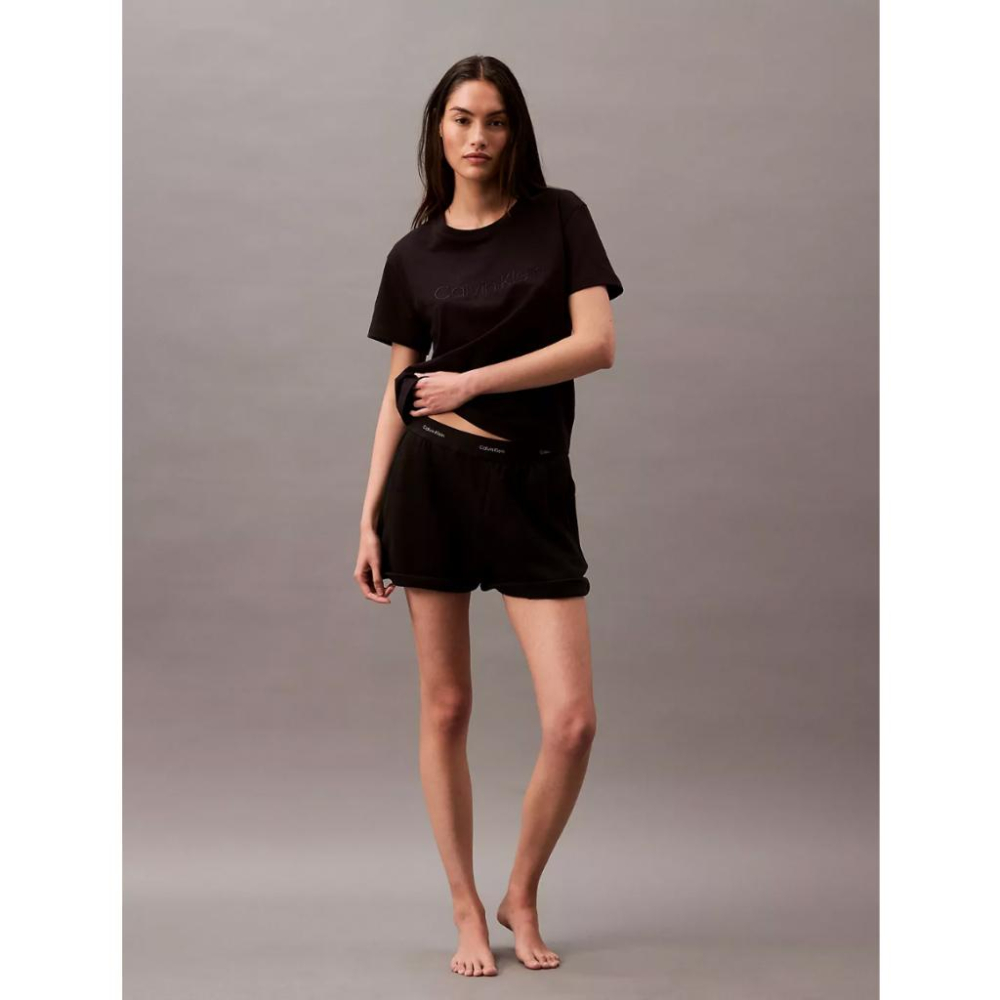 [S.E美國代購]Calvin Klein CK短褲 短袖棉褲 運動短褲 睡褲 純棉 居家 超舒服 黑色 灰色-細節圖5