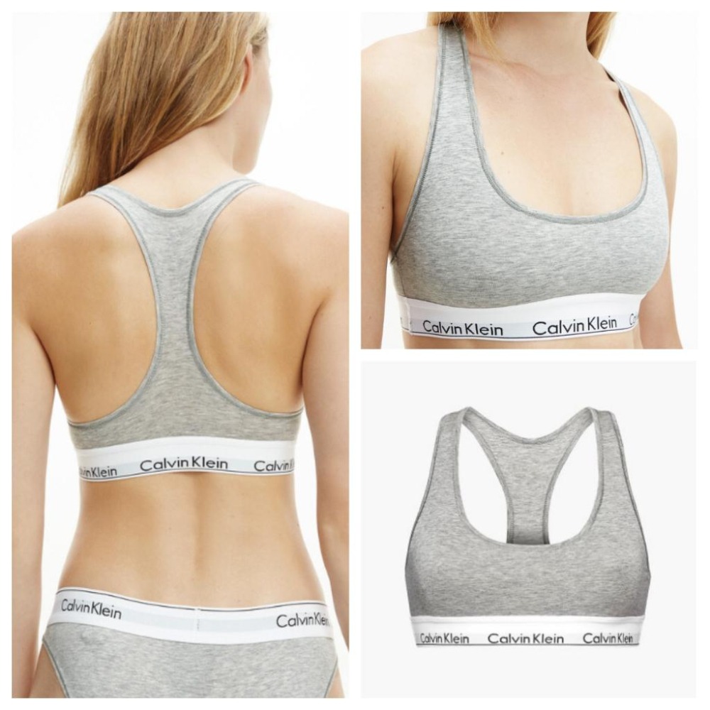 [S.E美國代購]Calvin Klein CK內衣 無襯墊款式 無鋼圈內衣 運動內衣 交叉美背 純棉 舒適-細節圖3