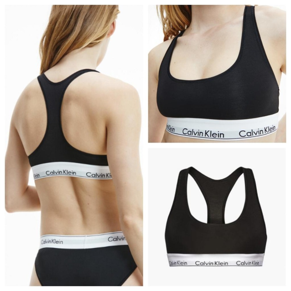 [S.E美國代購]Calvin Klein CK內衣 無襯墊款式 無鋼圈內衣 運動內衣 交叉美背 純棉 舒適-細節圖4