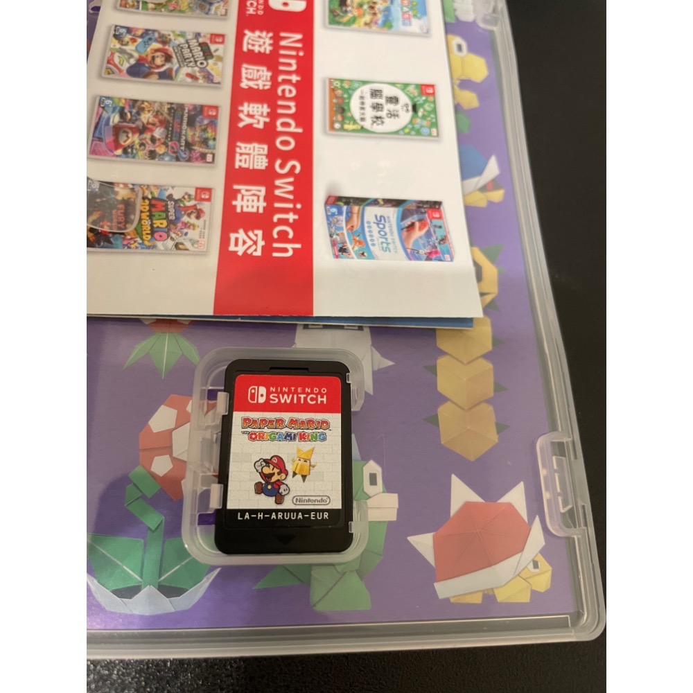 【二手Switch遊戲片】NS 紙片瑪利歐 摺紙國王 紙片瑪利歐摺紙國王 瑪利歐 馬力歐 Switch遊戲 中文版-細節圖3
