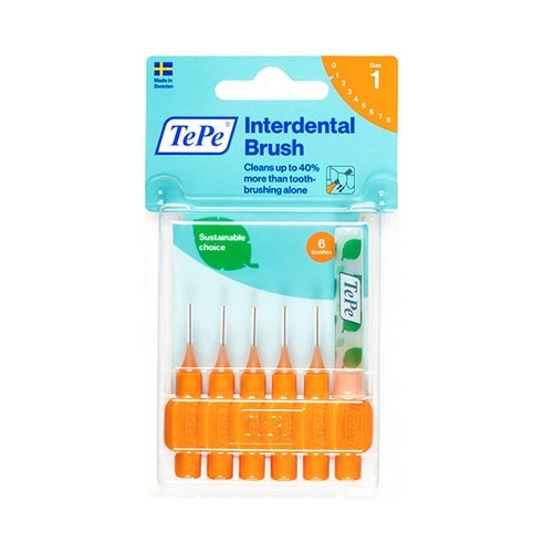 TePe ORIGINAL 牙間刷-普通刷毛 6入裝/卡(9種尺寸) ~瑞典製造~-規格圖6