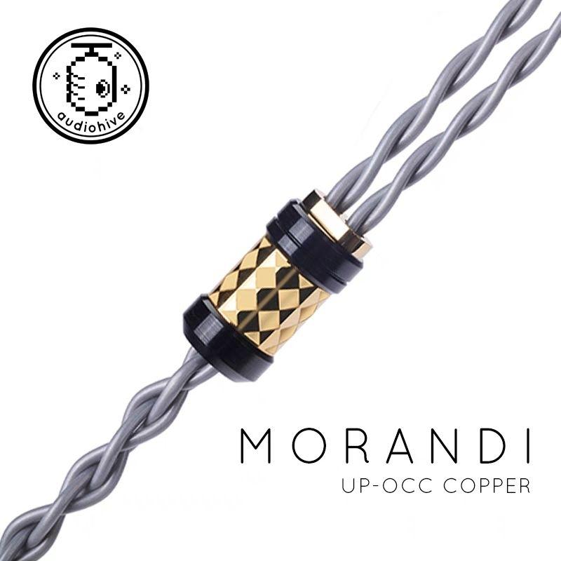 audiohive Morandi SPC 單晶銅鍍銀升級線 橙莫 灰莫 4.4 6.5 XLR 四芯平衡台機耳放轉接頭-細節圖3