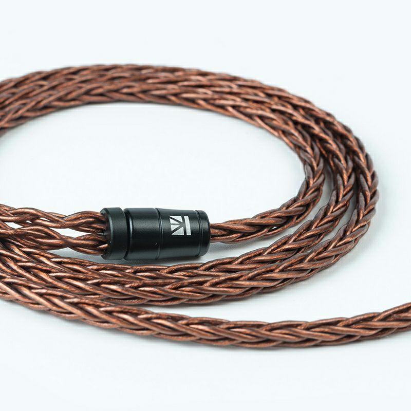 KBEAR 魁寶耳機8股 16股純銅升級線編織MMCX2pin/QDC插針hifi線材-細節圖6